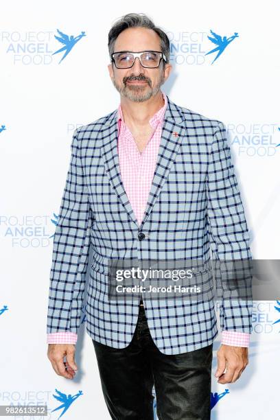 Set designer Peter Gurski attends Project Angel Food's 23rd Annual Angel Art ART=LOVE Benefit Auction at NeueHouse Hollywood on June 23, 2018 in Los...