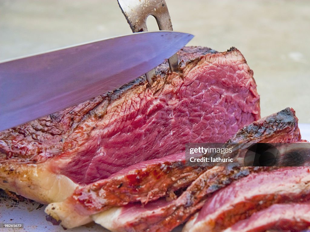 Carving Prime Beef