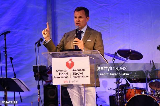 Greg Kelly attends the 22nd Annual Hamptons Heart Ball on June 23, 2018 in Southampton, New York.