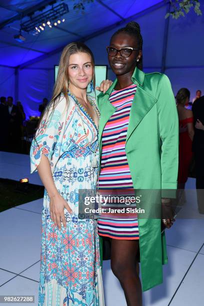 Layla and Rina Cara attend the 22nd Annual Hamptons Heart Ball on June 23, 2018 in Southampton, New York.
