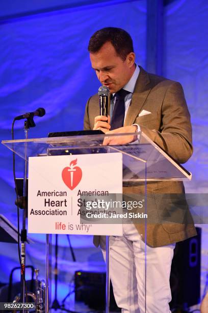 Greg Kelly attends the 22nd Annual Hamptons Heart Ball on June 23, 2018 in Southampton, New York.