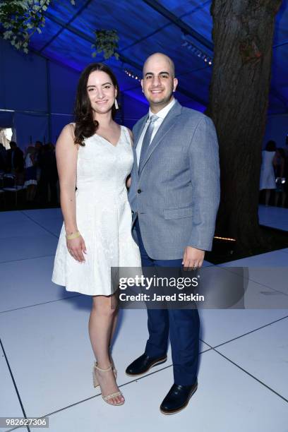 Maria Katamia and Roy Katamia attend the 22nd Annual Hamptons Heart Ball on June 23, 2018 in Southampton, New York.