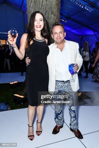 Julia Campbell and James Sanford attend the 22nd Annual Hamptons Heart Ball on June 23, 2018 in Southampton, New York.