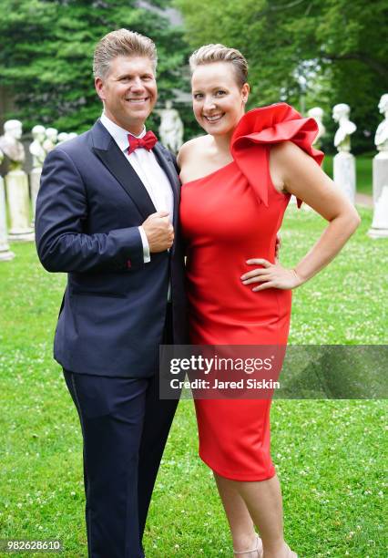 Bobby D. And Erin Star attend the 22nd Annual Hamptons Heart Ball on June 23, 2018 in Southampton, New York.