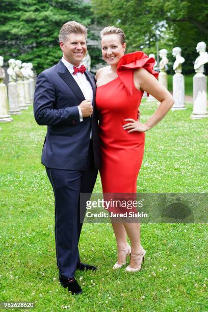 Bobby D. And Erin Star attend the 22nd Annual Hamptons Heart Ball on June 23, 2018 in Southampton, New York.
