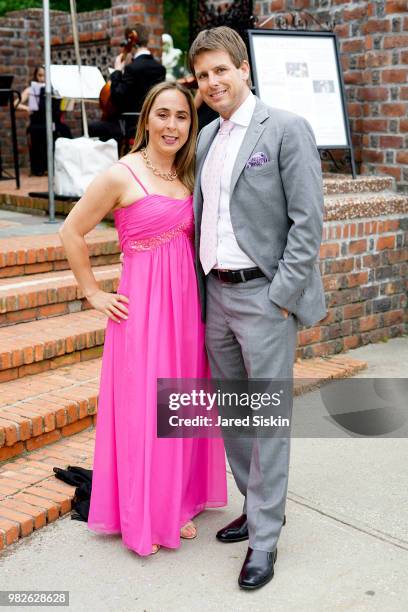 Melissa Donahoe and Sean Donahoe attend the 22nd Annual Hamptons Heart Ball on June 23, 2018 in Southampton, New York.