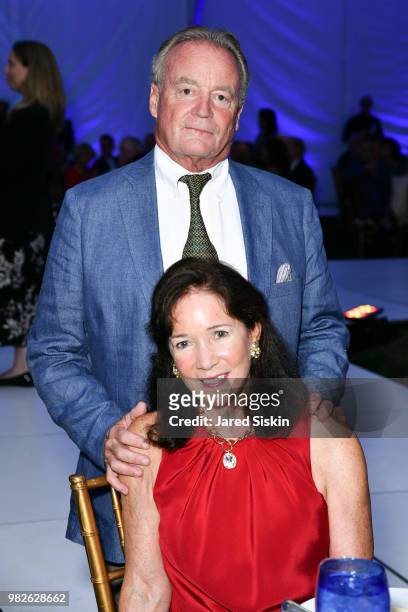 Mayor Michael Irving and Ellen Irving attend the 22nd Annual Hamptons Heart Ball on June 23, 2018 in Southampton, New York.