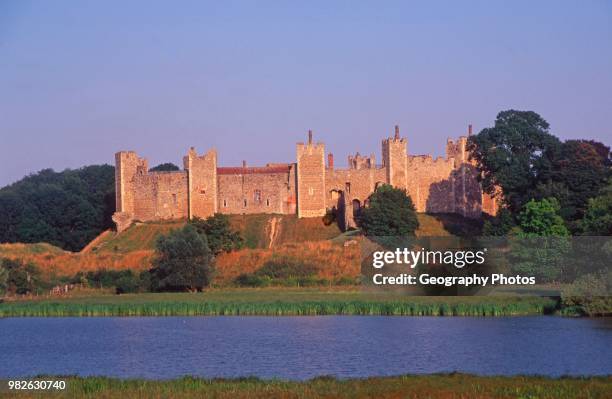 Framlingham castle Suffolk England.