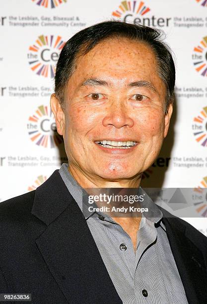 Actor George Takei attends the LGBT 2010 Census participation press conference at the LGBT Center on April 5, 2010 in New York City.