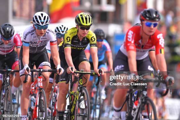 Jolien DHoore of Belgium and Team Mitchelton-Scott / during the 119th Belgian Road Championship 2018, Elite Women a 103,2km race from Binche to...