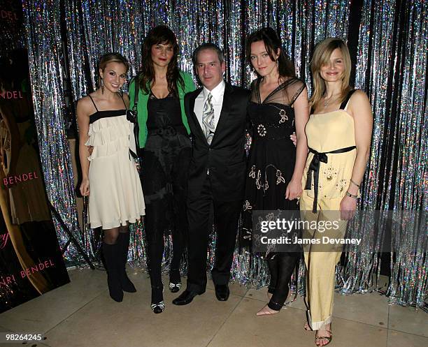 Elisabeth Hasselbeck, Helena Christensen, a guest, Alice Temperley and Kyra Sedgwick