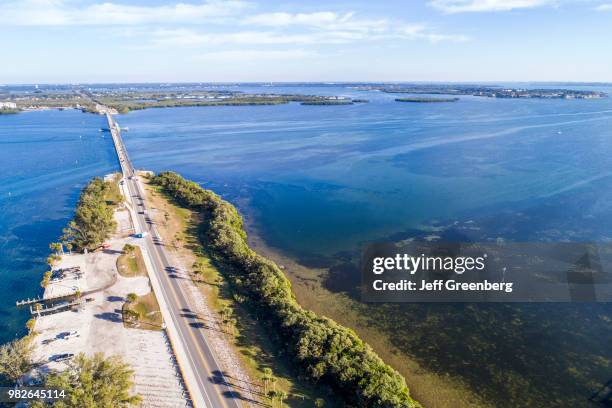 Florida, Anna Maria Island, Holmes Beach, Sarasota Bay Estuarine System, Manatee Avenue.