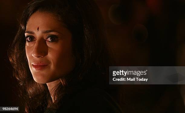 Fatima Bhutto at the launch of her new book Songs of Blood and Sword in New Delhi on April 3, 2010.