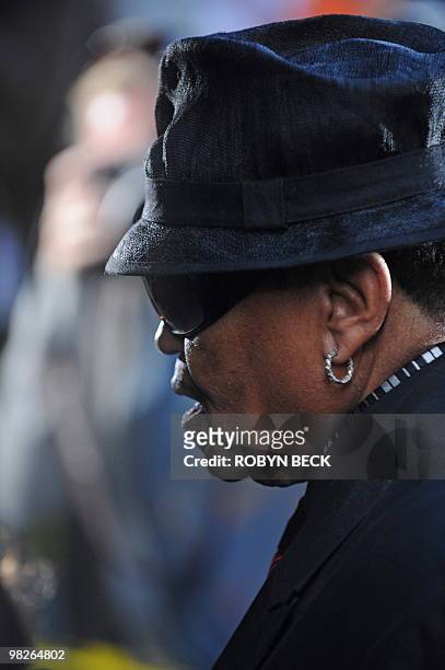 Pop star Michael Jackson's father Joe Jackson arrives at Los Angeles Superior Court in downtown Los Angeles on April 5, 2010 for the hearing of...