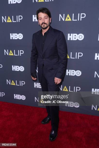 Actor Diego Luna attends NALIP 2018 Latino Media Awards at The Ray Dolby Ballroom at Hollywood & Highland Center on June 23, 2018 in Hollywood,...