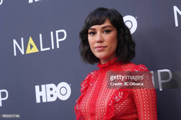 Actor Mishel Prada attends NALIP 2018 Latino Media Awards at The Ray Dolby Ballroom at Hollywood & Highland Center on June 23, 2018 in Hollywood,...