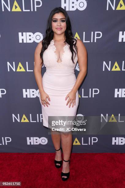 Actor Chelsea Rendon attends NALIP 2018 Latino Media Awards at The Ray Dolby Ballroom at Hollywood & Highland Center on June 23, 2018 in Hollywood,...