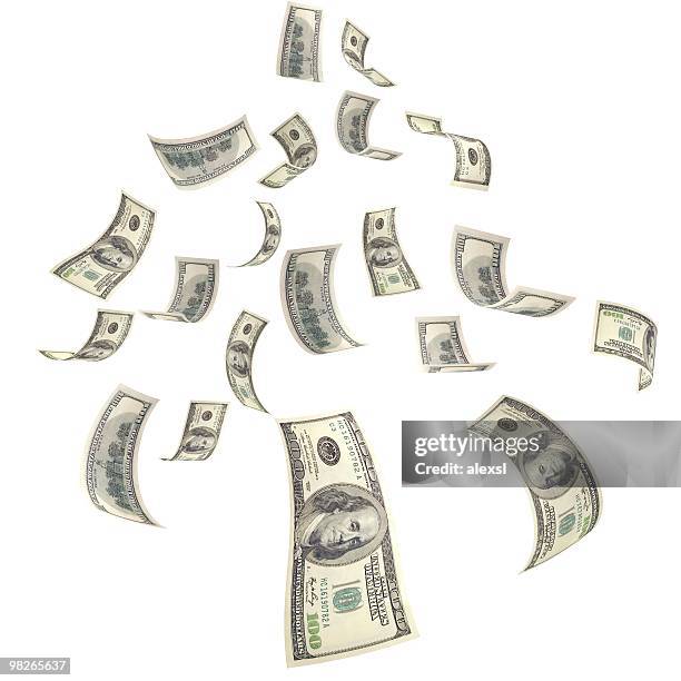 Falling Money High-Res Stock Photo
