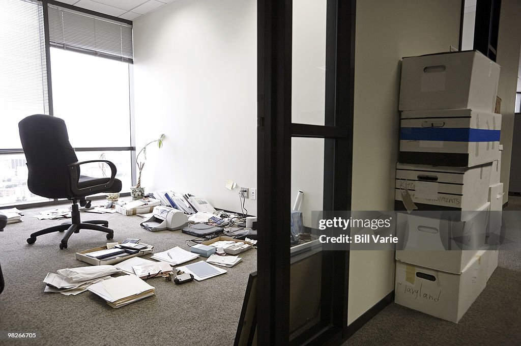 Paper Filing Messy Messy Office With Papers And Files On Floor High-Res Stock Photo ...