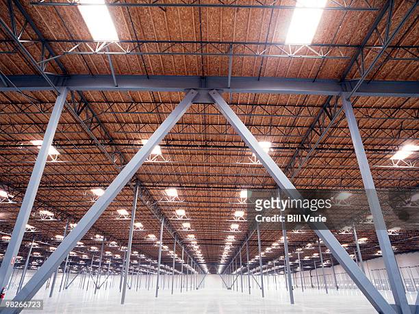 empty warehouse - empty warehouse ストックフォトと画像