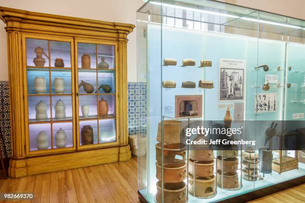 Portugal, Coimbra, University of Coimbra, Museu da Ciencia, Science Museum, Chemistry lab equipment.