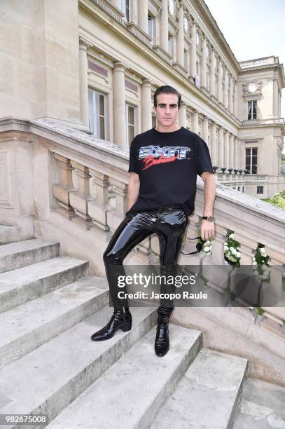 Carlo Sestini attends the Balmain Menswear Spring/Summer 2019 show as part of Paris Fashion Week on June 24, 2018 in Paris, France.