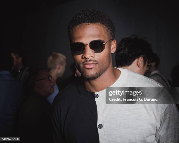 Nfl Player Brice Butler attends the Lanvin Menswear Spring/Summer 2019 show as part of Paris Fashion Week on June 24, 2018 in Paris, France.