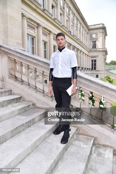 Guido Milani attends the Balmain Menswear Spring/Summer 2019 show as part of Paris Fashion Week on June 24, 2018 in Paris, France.