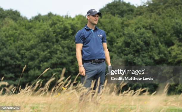 Martin Kaymer of Germany looks on during day four of the BMW International Open at Golf Club Gut Larchenhof on June 24, 2018 in Cologne, Germany.