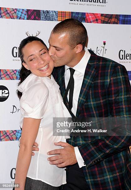 Cristen Chin and photographer/TV personality Nigel Barker attend the 8th annual "Dressed To Kilt" Charity Fashion Show presented by Glenfiddich at M2...
