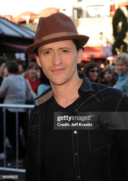 Actor Clifton Collins Jr. Arrives to the Los Angeles premiere of "The Perfect Game" in the Pacific Theaters at the Grove on April 5, 2010 in Los...