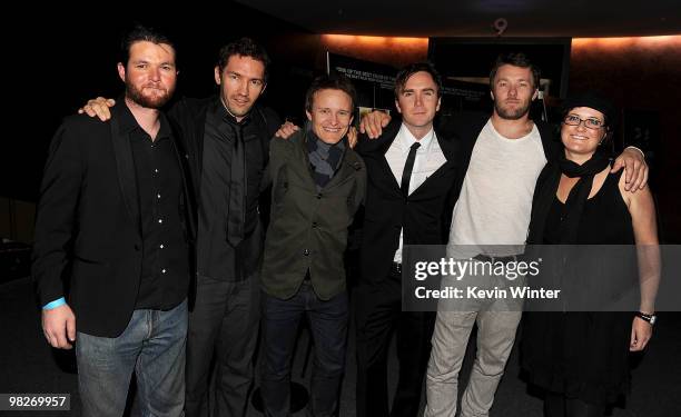 Editors Luke Doolan, Nash Edgerton, actors Damon Herriman, Brendan Donoghue, writer/actor Joel Edgerton, and producer Louise Smith arrive at the Los...