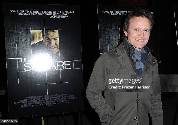 Actor Damon Herriman arrives at the Los Angeles premiere of "The Square" at the Landmark Theater on April 5, 2010 in Los Angeles, California.