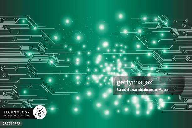 circuit board background - asian engineer stock illustrations