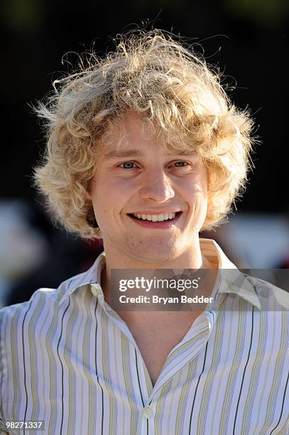 Figure skater Charlie White attends the Figure Skating in Harlem's 2010 Skating with the Stars benefit gala in Central Park on April 5, 2010 in New...