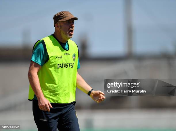 Offaly , Ireland - 24 June 2018; Offaly manager Paul Rouse during the GAA Football All-Ireland Senior Championship Round 2 match between Offaly and...