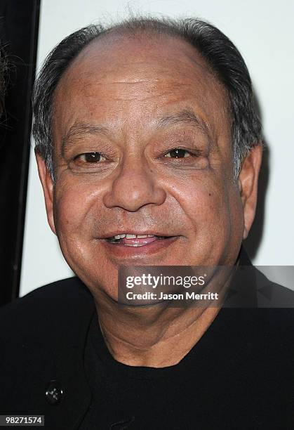 Actor Cheech Marin arrives at the Los Angeles premiere of "The Perfect Game" in the Pacific Theaters at the Grove on April 5, 2010 in Los Angeles,...