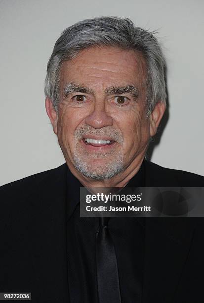 Director William Dear arrives at the Los Angeles premiere of "The Perfect Game" in the Pacific Theaters at the Grove on April 5, 2010 in Los Angeles,...