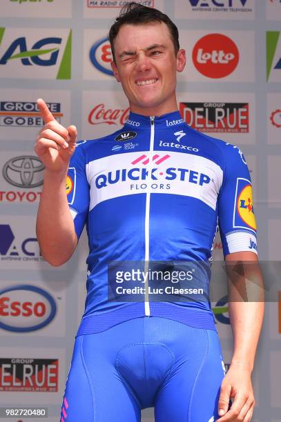 Podium / Yves Lampaert of Belgium and Team Quick-Step Floors Gold Medal / Celebration / during the 119th Belgian Road Championship 2018, Elite Men a...