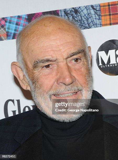 Sir Sean Connery attends the 8th annual "Dressed To Kilt" Charity Fashion Show at M2 Ultra Lounge on April 5, 2010 in New York City.