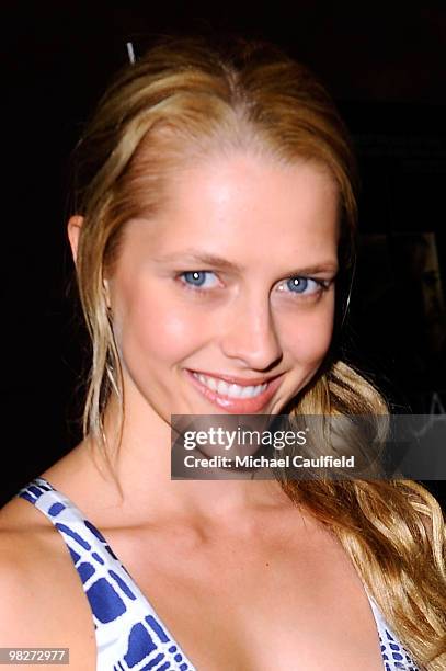 Actress Teresa Palmer arrives at the Los Angeles premiere of "The Square" at the Landmark Theater on April 5, 2010 in Los Angeles, California.