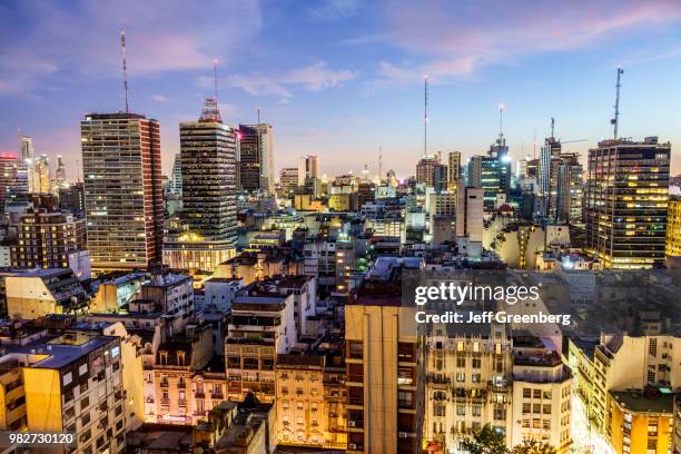 Montserrat city skyline at dusk.