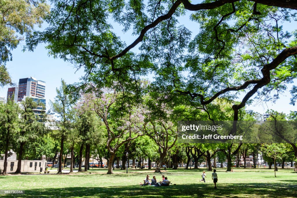 Argentina, Buenos Aires, Palermo, Plaza Alemania park