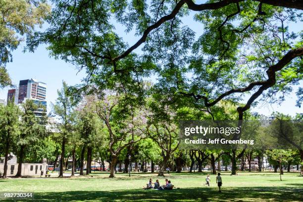 Argentina, Buenos Aires, Palermo, Plaza Alemania park.