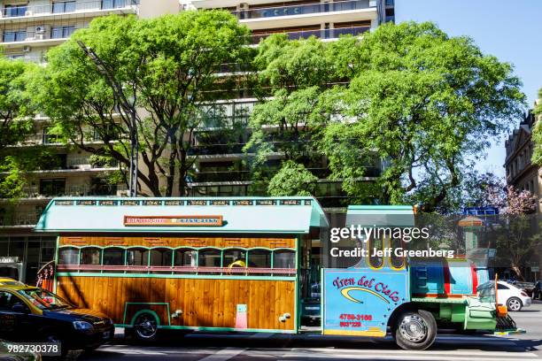 Argentina, Buenos Aires, Tren del Cielo, sightseeing vehicle.