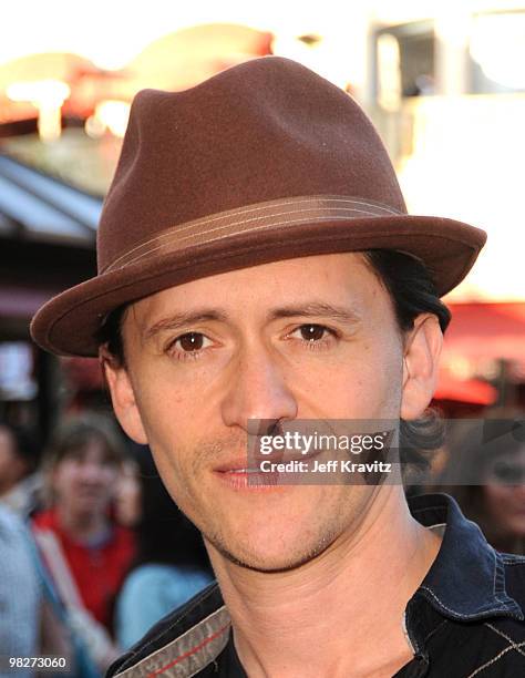 Actor Clifton Collins Jr. Arrives to the Los Angeles premiere of "The Perfect Game" in the Pacific Theaters at the Grove on April 5, 2010 in Los...