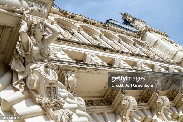 The exterior of the National Library of Teachers Bibliotheca Nacional de Maestros.