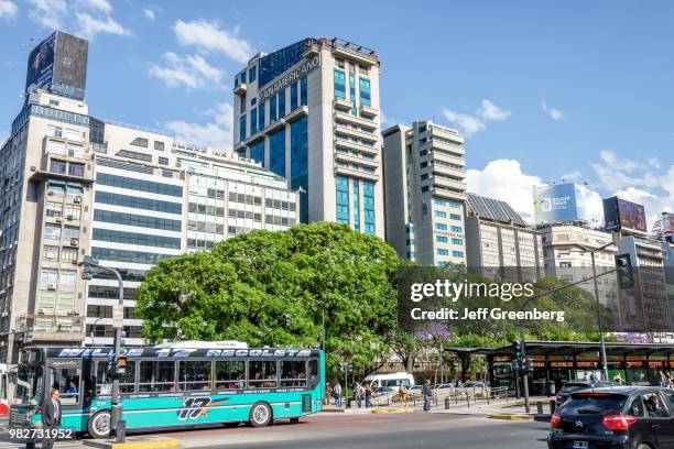 July 9 Avenue, city skyline.