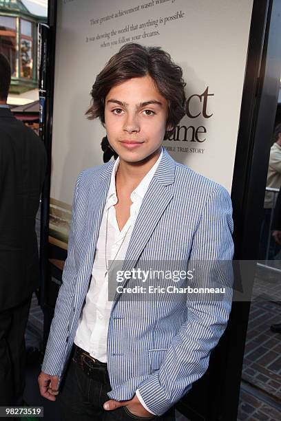 Jake T. Austin at IndustryWorks' Premiere of 'The Perfect Game' at the Grove on April 04, 2010 in Los Angeles, California.