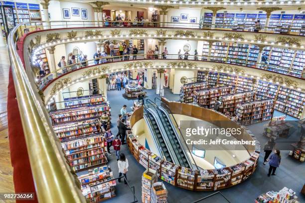 The interior of El Ateneo Grand Splendid bookstore.